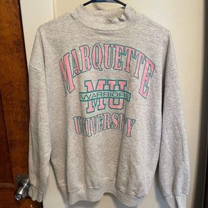 VINTAGE College Crew neck- Marquette University